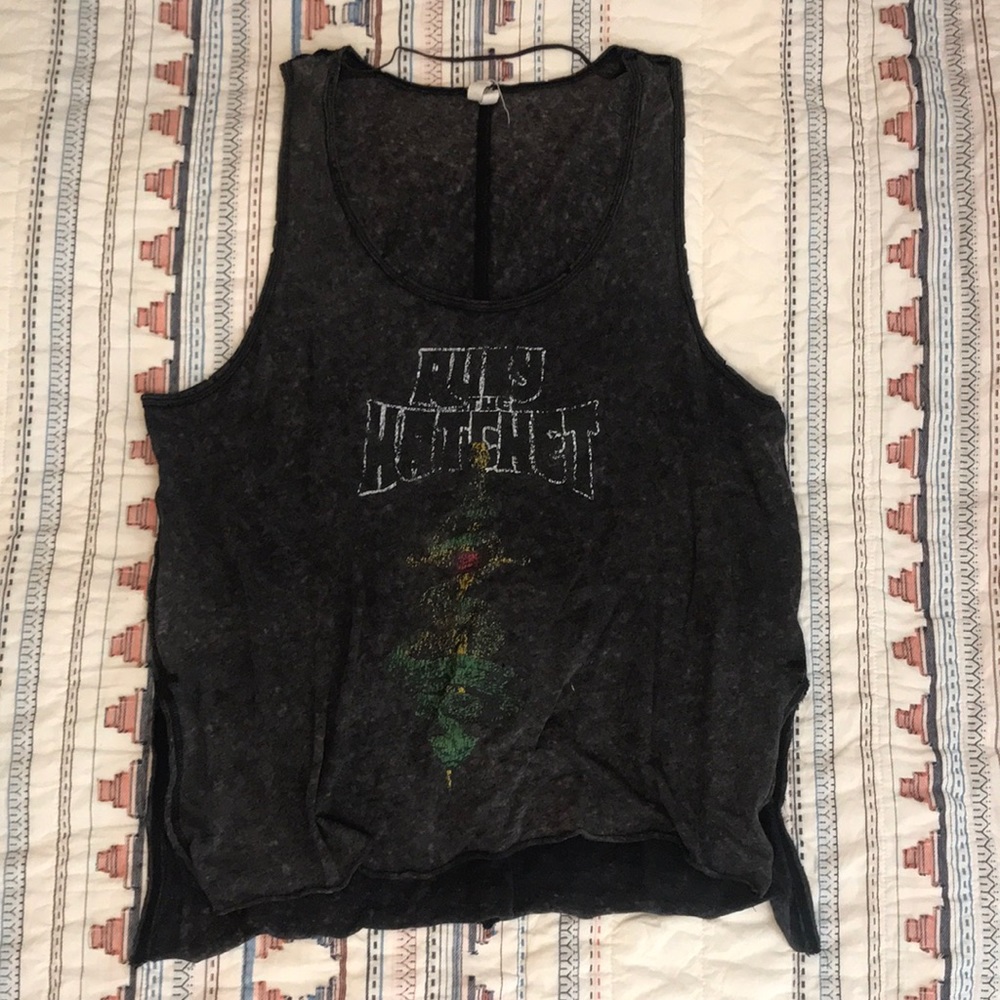 Free people distressed tank